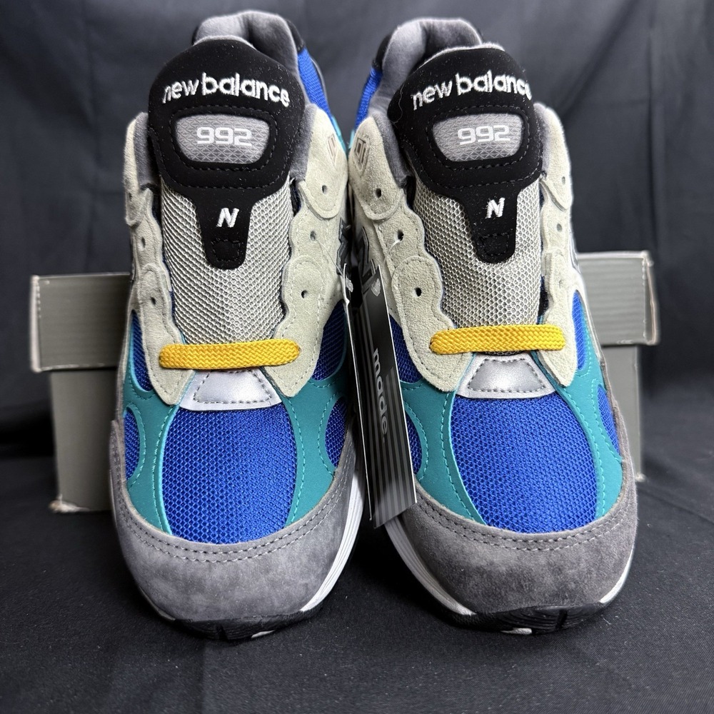 New Balance 992‎ X Billy's M992RR Size 7 Colorblock "Grey Blue Teal" Made In USA - Picture 3 of 10